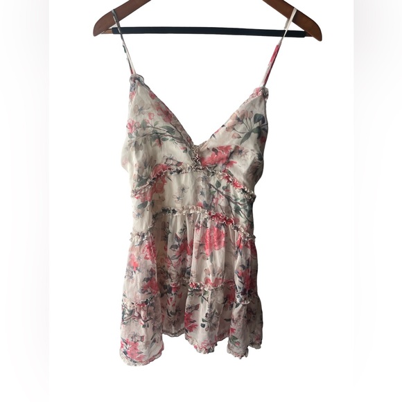 Floral Print Ruffle Dress - Picture 5 of 6